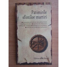 Patimirile sfintilor martiri