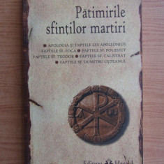 Patimirile sfintilor martiri