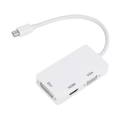 Adaptor Mini Displayport la VGA, HDMI, DVI compatibil Macbook, Lenovo, Dell foto