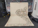 Jimbolia, Nădlac, Lovrin, S&acirc;nicolau Mare, Chichinda Mare, Mako, Igriș, Gottlob, Beba Veche hartă color, scara 1:300.000, M.D. Moldoveanu, c. 1929