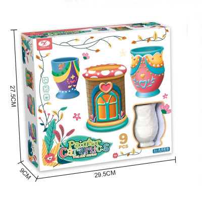 Set De Pictat Pe Vase Din Ceramica 3106 foto