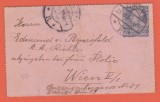AMS @ - INTREG POSTAL INCHIS VIENA 1909