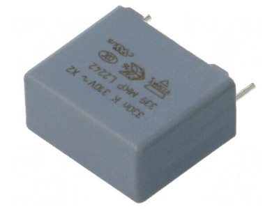 Condensator polipropilenă 330nF THT &amp;plusmn;10% 15mm 630VDC foto