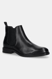 Aldo ghete chelsea de piele GIO culoarea negru, 14135018