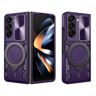 Husa pentru Samsung Galaxy Z Fold5 F946, Techsuit, CamGuard Pro, Mov foto