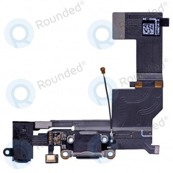 Conector de &amp;icirc;ncărcare flex negru pentru iPhone SE foto
