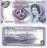 INSULA MAN 1 pound 1983 UNC!!!