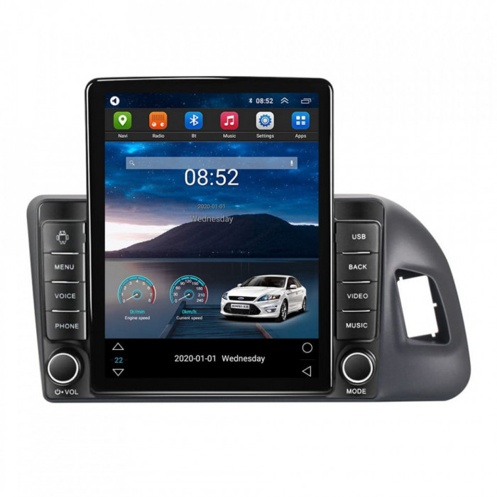 Navigatie dedicata cu Android Audi Q5 2008 - 2017, 1GB RAM, Radio GPS Dual