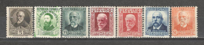 Spania (Republica).1931 Personalitati cu nr. de control SS.112