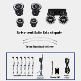 Lumini ambientale dedicate Mercedes-Benz G Class W464 2019-2024, RGB Acrilice 6 in 1 Statice cu efect RGB, Control din Aplicatie Bluetooth