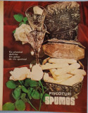1971 Reclamă Piscoturi SPUMOS comunism, epoca aur, 24 x 20 cm petrecere sampanie