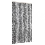 Cumpara ieftin Perdele pentru insecte, gri si alb-negru, 100x220 cm, chenille