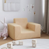 Canapea pentru copii, crem, plus moale GartenMobel Dekor, vidaXL
