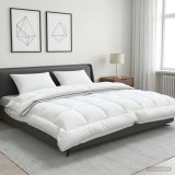 Cumpara ieftin Set de plapuma si perne 3 buc. 220x240 cm 4 anotimpuri Lana Alb