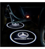 Cumpara ieftin Set lampi portiera logo Mercedes CLA E Class CLS