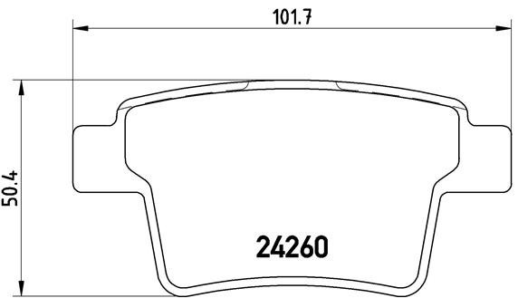 BREMBO P 24 063 PRIME LINE set placute frana,frana disc