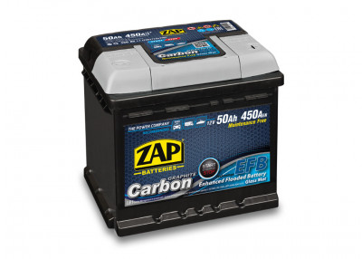 Baterie auto Zap CARBON EFB Start &amp;amp; Stop 55Ah foto