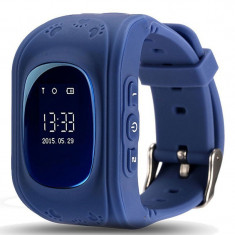 Ceas cu GPS Tracker si Telefon pentru copii iUni Kid60, Bluetooth, Apel SOS, Activity and sleep, Dark Blue foto