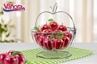 COS FRUCTE METALIC CU STAND, 30x29 CM,VANORA HOME foto