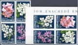 Filipine, flori, flora, seria dantelata+ndt., 1962, MNH