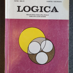 LOGICA CLASA A IX A SI A XI A - BIELTZ, GHEORGHIU - 1998, 122 pag, stare buna