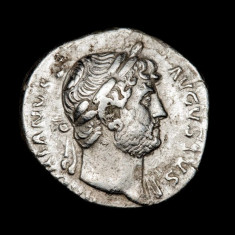 Moneda argint Denarius - Hadrian[117-138] Imperiul Roman foto