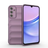 Husa pentru samsung galaxy a15, antisoc, margini striatii, design minimalist, purple