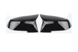 Capace Oglinzi Batman Negru Lucios Audi A4 B8 (2009-2014) - Design Sportiv, ABS, Montaj Clipsare