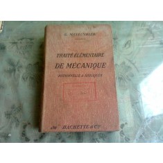 Traite elementaire de mecanique , G. Maneuvrier