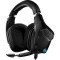 Casti gaming Logitech G635 RGB Lightsync, surround 7.1, multiplatforma, Negru