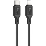 Cablu Date si Incarcare USB-C - Lightning HOCO X90, 20W, 1m, Negru, Apple