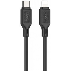Cablu Date si Incarcare USB-C - Lightning HOCO X90, 20W, 1m, Negru