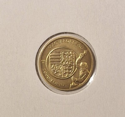 Hungary, Ungaria, 2000 Forint Gold Florin of I. Ul&amp;aacute;szl&amp;oacute;, 2020, KM# comemorativa, , tiraj 5000 foto