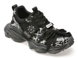 Pantofi sport GRYXX negri, LN36, din material textil