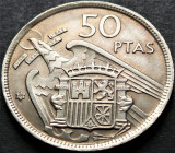 Cumpara ieftin Moneda 50 PESETAS - SPANIA, anul 1959 (1957) * cod 4233 = excelenta, Europa