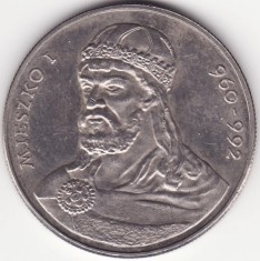 Moneda Polonia - 50 Zlotych 1979 - Mieszko I