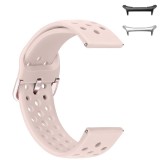 Curea din silicon, compatibila Samsung Galaxy Watch Ultra2, telescoape Quick Release, 22mm, Roz
