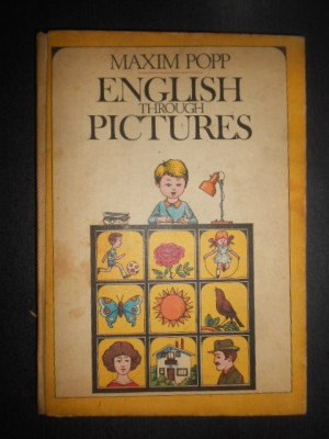 Maxim Popp - English through pictures (1983, editie cartonata) foto