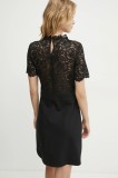 Morgan rochie RUNN culoarea negru, mini, dreaptă, RUNN