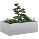 vidaXL Jardinieră 120x80x40 cm oțel galvanizat