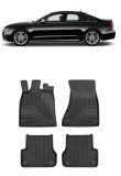 Cumpara ieftin Set Covorase Auto din cauciuc Tavita Premium 3D Audi A6 (2011-1018)