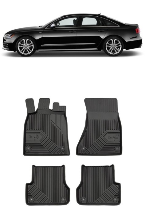 Set Covorase Auto din cauciuc Tavita Premium 3D Audi A6 (2011-1018)