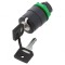 Comutator Rotativ cu Cheie 22mm Negru