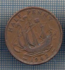 AX 1493 MONEDA- MAREA BRITANIE- 1/2 PENNY -ANUL 1942 -STAREA CARE SE VEDE