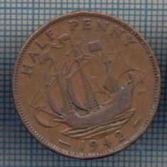 AX 1493 MONEDA- MAREA BRITANIE- 1/2 PENNY -ANUL 1942 -STAREA CARE SE VEDE