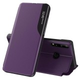 Husa Samsung Galaxy A20s Eco Leather View flip tip carte, mov