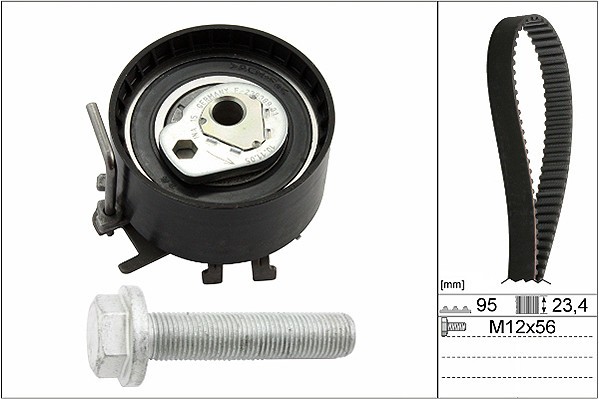 INA 530 0195 10 Set curea de distributie