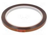 Bandă electroizolantă 3M 6mm x 33m silicon