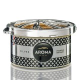 Odorizant Auto Aroma Car Prestige Organic Silver Cutie Parfum Francez Reglare Intensitate Pana la 60 Zile