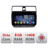 Navigatie Android Suzuki Swift 2003-2010 Octa Core 8GB RAM 128GB 4G